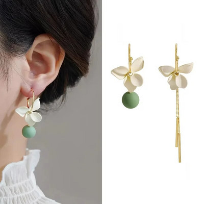 Modes, izsmalcinātu kalnu kristāla dekoru auskaru auskari sievietei, 2023. gada jaunums Ziemassvētku dāvanu auskari