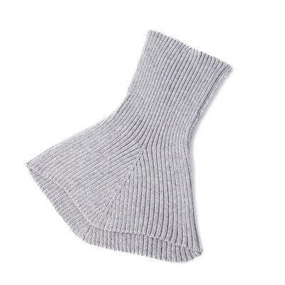 Γυναικείο μάλλινο πλεκτό λαιμόκοψη Χειμερινού ακανόνιστου σχεδίου Μαντίλι με ζιβάγκο Δαχτυλίδι κασκόλ Ζεστό κασμίρ κοντό μοδάτο ψεύτικο γιακά