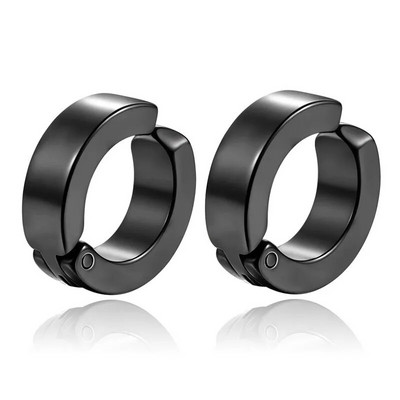 Anime Chainsaw Man Yoshida Hirofumi Cosplay štipaljke za uši Naušnice Žene Muškarci Punk crne bez probušenih lažnih ušiju Novi pop nakit