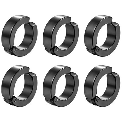 Anime Chainsaw Man Yoshida Hirofumi Cosplay štipaljke za uši Naušnice Žene Muškarci Punk crne bez probušenih lažnih ušiju Novi pop nakit