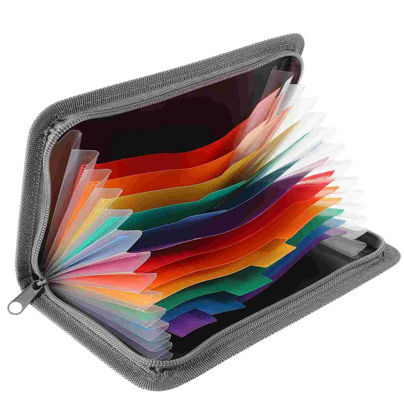 Kaustad Laienev fail Akordion Organiseerija Hemming Document Plastic Multi Pocket