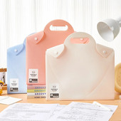 Jednobojni organizator datoteka Macaroon Ins Simplicity držač datoteka, prijenosna, vodootporna torba za dokumente velikog kapaciteta, studentski pribor