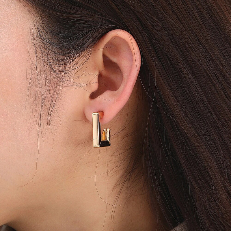 Vintage kružne naušnice u zlatnoj boji od 17 KM za žene, djevojke Jednostavan modni set geometrijskih spuštenih naušnica, novi trendi nakit za zabavu