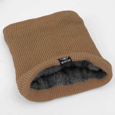 Čvrsta zimska plišana prigušnica Vuneno pletivo za žene Prsten od flisa Bandana Šal Toplija za vrat Buff Debela traka za glavu od kašmira Skijaška maska