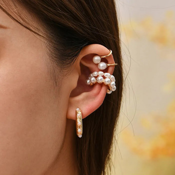 2023 New Arrival Πολύχρωμο CZ Crystal Ear Cuff Στοιβαζόμενα κλιπ αυτιού σε σχήμα C Χωρίς τρυπημένο σκουλαρίκι χόνδρου για γυναικείες χειροπέδες