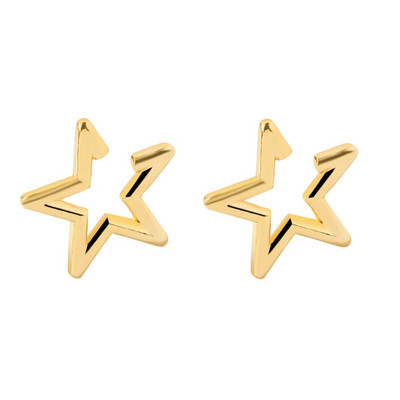 2023. aasta uus saabumine mitmevärviline CZ kristallist kõrvamansett, virnastatav C-kujuline kõrvaklambrid ilma augustatud kõhreta kõrvarõngasteta naiste kõrvaklappidele