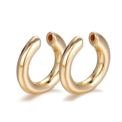 2023. aasta uus saabumine mitmevärviline CZ kristallist kõrvamansett, virnastatav C-kujuline kõrvaklambrid ilma augustatud kõhreta kõrvarõngasteta naiste kõrvaklappidele