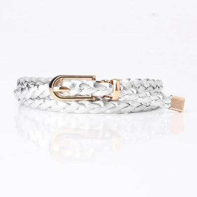 Modes plānas PU ādas siksnas jostasvietas, austi ar sprādzi Jostu Džinsi josta PU jostas kleita, smalka josta sievietēm