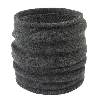 Zimski šal 2023. Pleteni prsten oko vrata Ženska bandana Topla jednobojna kragna Uniseks muški šalovi za lice Beskrajni snood od kašmira Novo