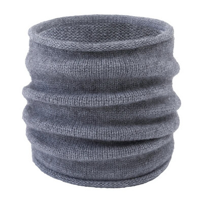 Zimski šal 2023. Pleteni prsten oko vrata Ženska bandana Topla jednobojna kragna Uniseks muški šalovi za lice Beskrajni snood od kašmira Novo