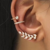 VAGZEB Bohemian NO Piercing Crystal Rhinestone Ear Cuff Wrap Stud Clips Naušnice Za Žene Djevojke Trendy Naušnice Nakit Bijoux