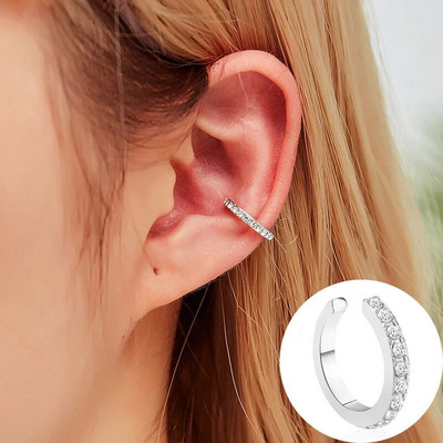 VAGZEB Bohemian NO Piercing Crystal Rhinestone Ear Cuff Wrap Stud Clips Naušnice Za Žene Djevojke Trendy Naušnice Nakit Bijoux