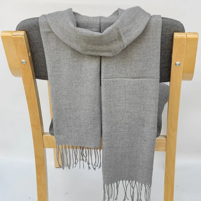 190*35cm Kašmira Ziemas Sieviešu Plaids Silts Mīksts Sieviešu Šalles Sieviešu Hiver Luxe Pušķis Sieviešu Buffandas izpūtējs šalles apvalks