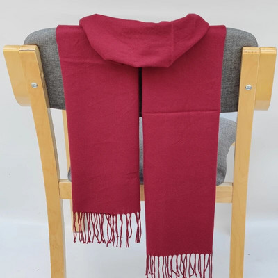 190*35cm Kašmira Ziemas Sieviešu Plaids Silts Mīksts Sieviešu Šalles Sieviešu Hiver Luxe Pušķis Sieviešu Buffandas izpūtējs šalles apvalks