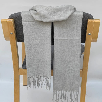 190*35cm Kašmira Ziemas Sieviešu Plaids Silts Mīksts Sieviešu Šalles Sieviešu Hiver Luxe Pušķis Sieviešu Buffandas izpūtējs šalles apvalks