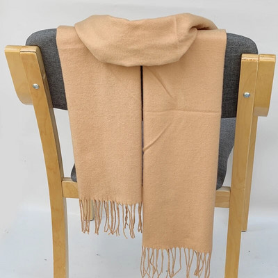 190*35cm Kašmira Ziemas Sieviešu Plaids Silts Mīksts Sieviešu Šalles Sieviešu Hiver Luxe Pušķis Sieviešu Buffandas izpūtējs šalles apvalks