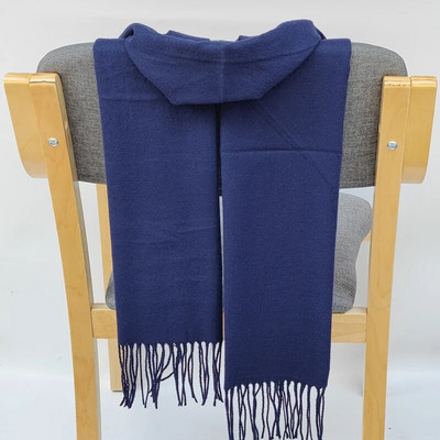 190*35cm Kašmira Ziemas Sieviešu Plaids Silts Mīksts Sieviešu Šalles Sieviešu Hiver Luxe Pušķis Sieviešu Buffandas izpūtējs šalles apvalks