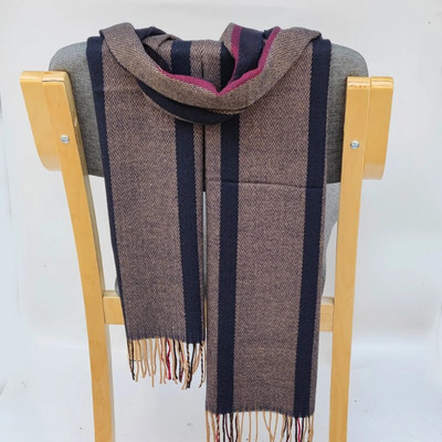 190*35cm Kašmira Ziemas Sieviešu Plaids Silts Mīksts Sieviešu Šalles Sieviešu Hiver Luxe Pušķis Sieviešu Buffandas izpūtējs šalles apvalks