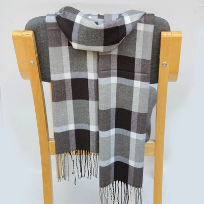 190*35cm Kašmira Ziemas Sieviešu Plaids Silts Mīksts Sieviešu Šalles Sieviešu Hiver Luxe Pušķis Sieviešu Buffandas izpūtējs šalles apvalks