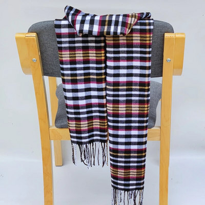 190*35cm Kašmira Ziemas Sieviešu Plaids Silts Mīksts Sieviešu Šalles Sieviešu Hiver Luxe Pušķis Sieviešu Buffandas izpūtējs šalles apvalks