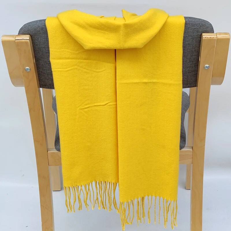 190*35cm Kašmira Ziemas Sieviešu Plaids Silts Mīksts Sieviešu Šalles Sieviešu Hiver Luxe Pušķis Sieviešu Buffandas izpūtējs šalles apvalks