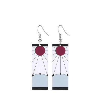 Mood Anime Deemon Kimetsu no Yaiba Blade of Ghost Kõrvarõngad Akrüülist Kõrvarõngad Naistele Meestele Ehted Aksessuaarid Kingitus