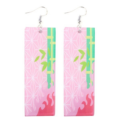 Mood Anime Deemon Kimetsu no Yaiba Blade of Ghost Kõrvarõngad Akrüülist Kõrvarõngad Naistele Meestele Ehted Aksessuaarid Kingitus