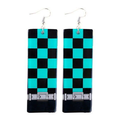 Mood Anime Deemon Kimetsu no Yaiba Blade of Ghost Kõrvarõngad Akrüülist Kõrvarõngad Naistele Meestele Ehted Aksessuaarid Kingitus