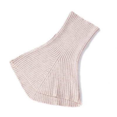 Női kötött gyapjú garbó gyűrűs sál téli szabálytalan kivitelű hamis gallér meleg puha kasmír rövid sál nyakkendő