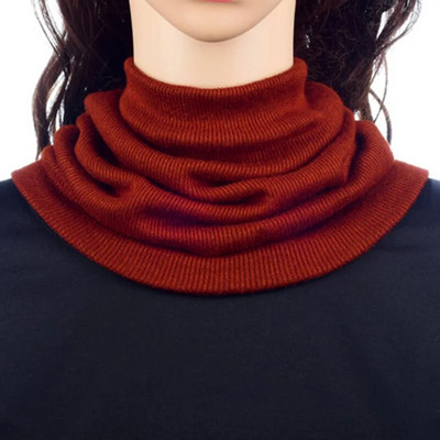 Korejas ziemas sieviešu kašmira elastīga dzīvžoga viltota apkakle Snood silta šalle Unisex sporta riteņbraukšanai adīt vilnas kakla sarga šalle O39