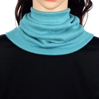Korejas ziemas sieviešu kašmira elastīga dzīvžoga viltota apkakle Snood silta šalle Unisex sporta riteņbraukšanai adīt vilnas kakla sarga šalle O39