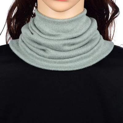 Korejas ziemas sieviešu kašmira elastīga dzīvžoga viltota apkakle Snood silta šalle Unisex sporta riteņbraukšanai adīt vilnas kakla sarga šalle O39