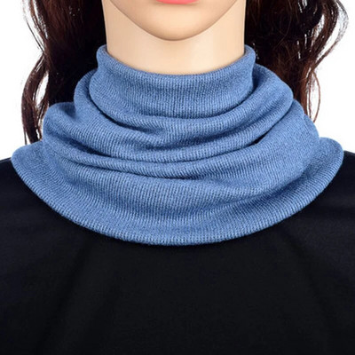 Korejas ziemas sieviešu kašmira elastīga dzīvžoga viltota apkakle Snood silta šalle Unisex sporta riteņbraukšanai adīt vilnas kakla sarga šalle O39