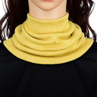 Korejas ziemas sieviešu kašmira elastīga dzīvžoga viltota apkakle Snood silta šalle Unisex sporta riteņbraukšanai adīt vilnas kakla sarga šalle O39