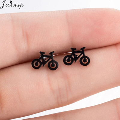 Modes nerūsējošā tērauda ģeometriski auskari, melni maza zvaigzne, mēness, apaļas trīsstūra ausu kniedes sievietēm vīriešiem, hiphopa ausu rotaslietas 2022