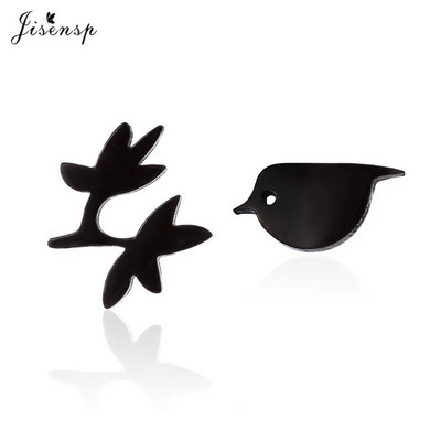 Modes nerūsējošā tērauda ģeometriski auskari, melni maza zvaigzne, mēness, apaļas trīsstūra ausu kniedes sievietēm vīriešiem, hiphopa ausu rotaslietas 2022