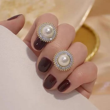 Μόδα Bohemian Big Pearl Stud Σκουλαρίκια μασκότ στολίδια για γυναίκες Αξεσουάρ Αγίου Βαλεντίνου Δώρο χονδρικής E0245