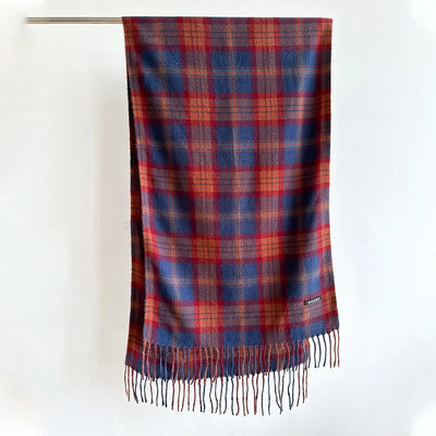 Modni karirani šal za 2023. za žene Debeli pašmina Zimski topli šal Umotavanje od kašmira Rese Pokrivač Rubni marama Pončo Stol