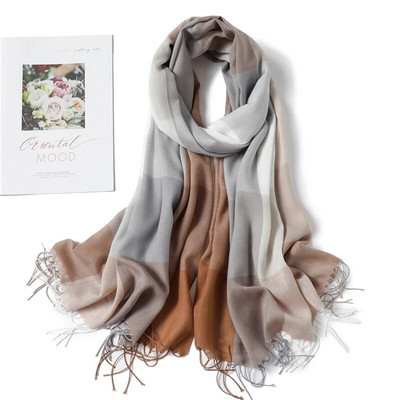 Ziemas šalle Plaids Garš Šalle Modes Galvassegas Sieviešu Šalles Bandana Hijab Pušķi Sieviešu Foulard Cotton Feeling Stoles