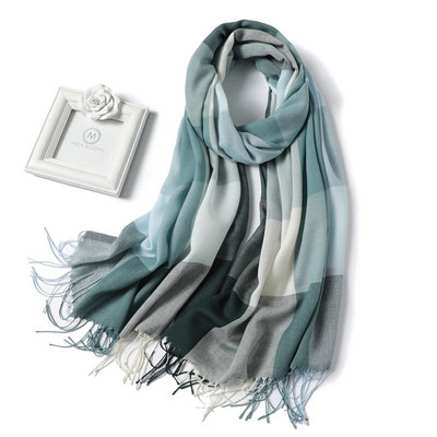 Ziemas šalle Plaids Garš Šalle Modes Galvassegas Sieviešu Šalles Bandana Hijab Pušķi Sieviešu Foulard Cotton Feeling Stoles