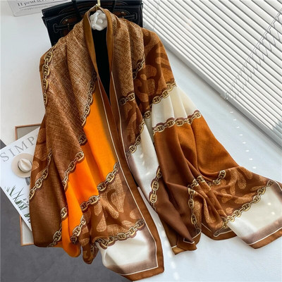 Γυναικείο βαμβακερό κασκόλ ζεστού σχεδίου Φθινοπωρινό σάλι μόδας με μαντήλι Hijab Γυναικείο Bufanda Foulard Echarpe Bandana 2022 Νέο