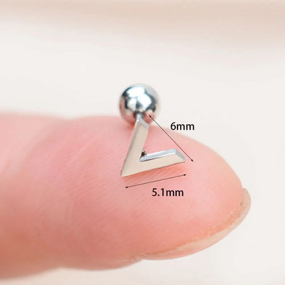 1Gb Nerūsējošā tērauda Mini Auskari Sirds Zvaigzne Mēness Krusts Tauriņš Čūska Helix Skrimslis Tragusa daivas ausu caurduršanas rotaslietas