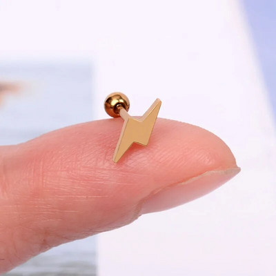 1Gb Nerūsējošā tērauda Mini Auskari Sirds Zvaigzne Mēness Krusts Tauriņš Čūska Helix Skrimslis Tragusa daivas ausu caurduršanas rotaslietas