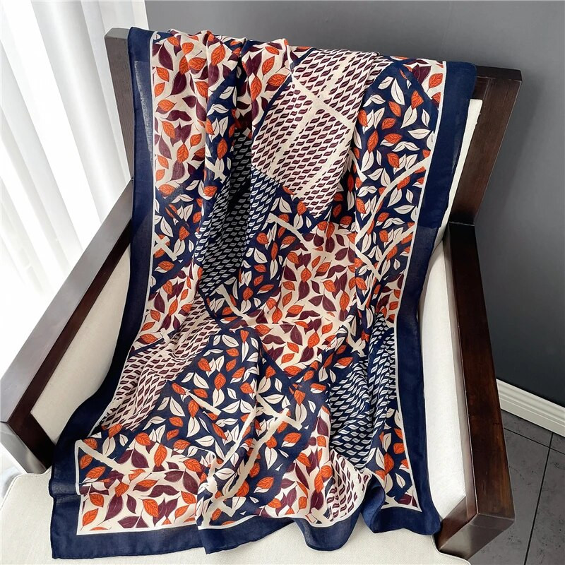 Pamučni šal s printom dizajna Ženske jesenske i zimske pašmine hidžab ogrtači Ženska marama Bufanda šal Stolovi za plažu