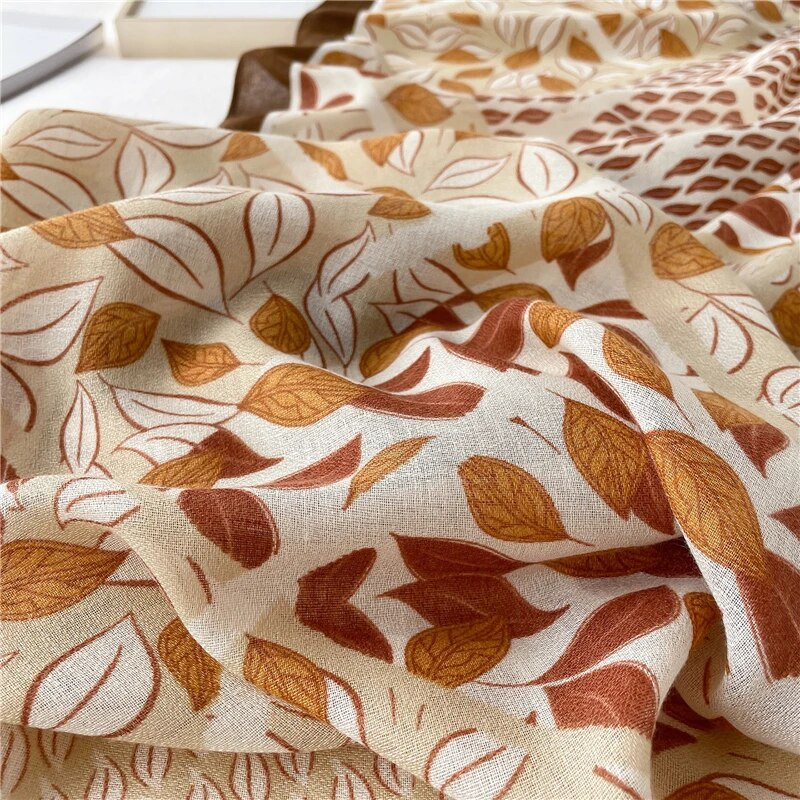 Pamučni šal s printom dizajna Ženske jesenske i zimske pašmine hidžab ogrtači Ženska marama Bufanda šal Stolovi za plažu