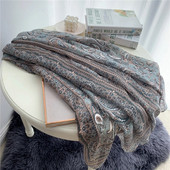 Ženski retro Paisley pamučni šal, topao šal od pašmine, omoti, hidžab, pulover, print, zimski šalovi, mekani bufanda, novo 2022.