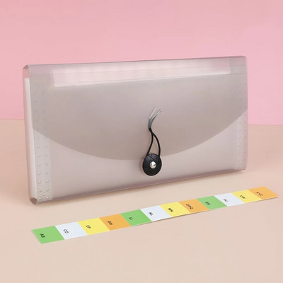 B6 prijenosna poluprozirna mapa s datotekama, torba za organe Klasificirana torbica velikog kapaciteta, školski ured, organizatori za pohranu podataka