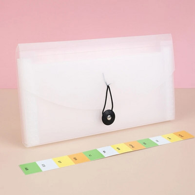 B6 prijenosna poluprozirna mapa s datotekama, torba za organe Klasificirana torbica velikog kapaciteta, školski ured, organizatori za pohranu podataka