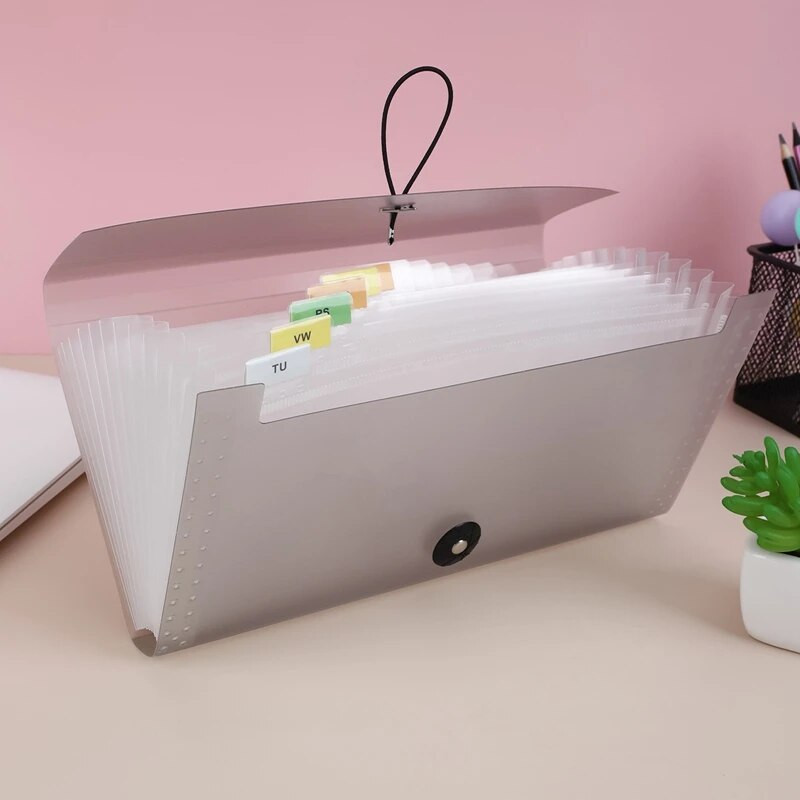 B6 prijenosna poluprozirna mapa s datotekama, torba za organe Klasificirana torbica velikog kapaciteta, školski ured, organizatori za pohranu podataka