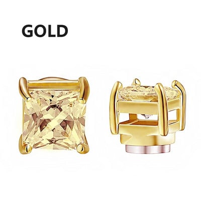 1 pāris magnētiski auskari viltus pīrsings kristāla klipšu auskari sievietēm vīriešiem panka cirkona magnēta auskari bez pīrsinga rotaslietas